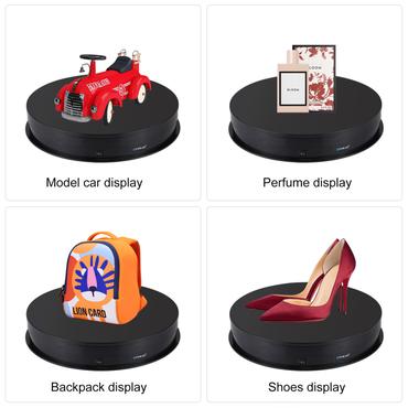 Puluz Obrotowa podstawka do zdjęć Puluz 30 cm (czarna)