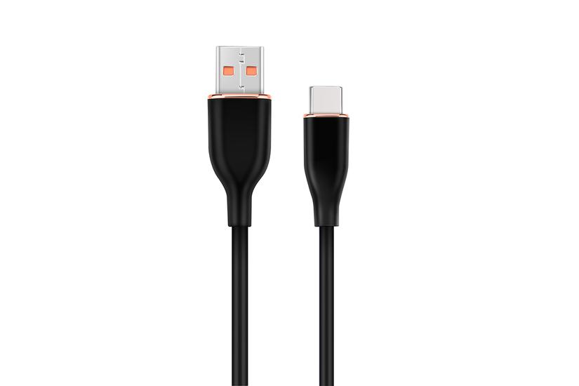 GEMBIRD Premium silicon Type-C USB charging and data cable 1.5m black