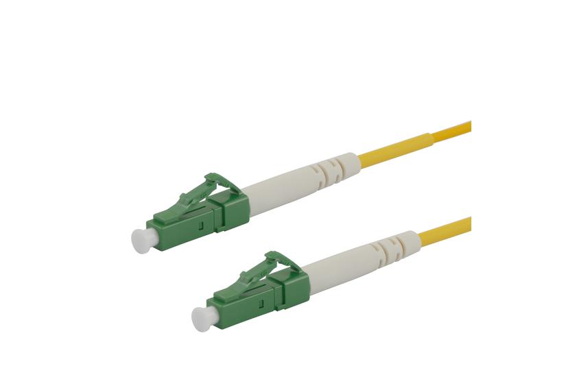 Deltaco OS2 Fiber cable, LC - LC, simplex, APC/APC, 1,0m
