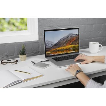 Verbatim Store 'n' Go ALU Slim ekstern harddisk 2 TB 2.5" USB Type-C 3.2 Gen 1 (3.1 Gen 1) S&oslash;lv