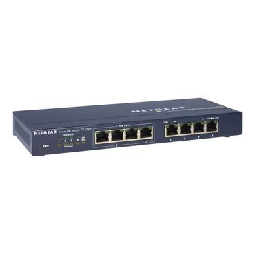 NETGEAR FS108P 8 Port 10/100 Desktop Switch with 4 Port PoE
