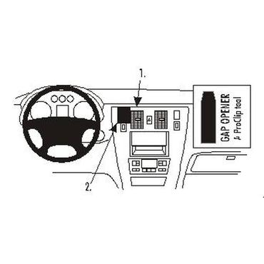 Brodit ProClip Center Mount - monteringsbeslag til køretøjer