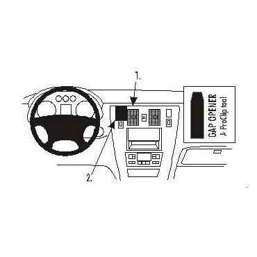 Brodit ProClip Center Mount - monteringsbeslag til køretøjer