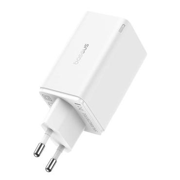 Baseus GaN6 Pro Snabbladdare 2C+2U 65W M&aring;nvit