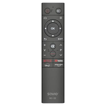 Savio RC-22 fjernbetjening IR trådløs TV