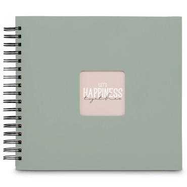 Hama 00009870 fotoalbum og arkbeskyttelse Gr&oslash;n 100 ark Spiral indbinding