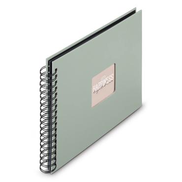 Hama 00009870 fotoalbum og arkbeskyttelse Gr&oslash;n 100 ark Spiral indbinding