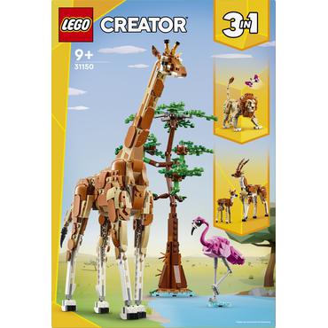 LEGO Creator 3in1 31150 - Vilda safari-djur - byggsats
