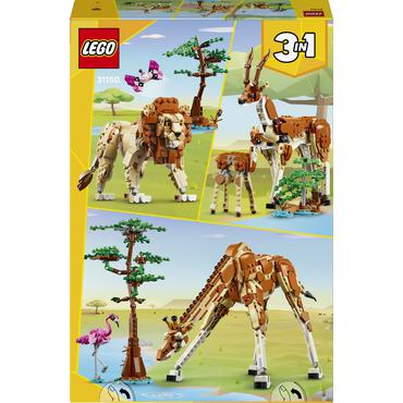 LEGO Creator 3in1 31150 - Vilda safari-djur - byggsats
