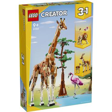 LEGO Creator 3in1 31150 - Vilda safari-djur - byggsats