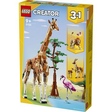 LEGO Creator 3in1 31150 - Vilda safari-djur - byggsats