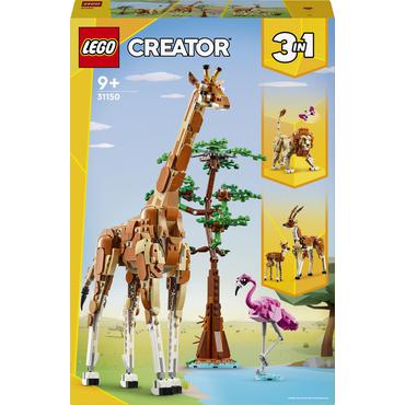LEGO Creator 3in1 31150 - Vilda safari-djur - byggsats