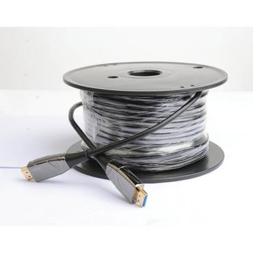 Eaton Tripp Lite Series 4K HDMI Fiber Active Optical Cable (AOC) - 4K 60 Hz, HDR, 4:4:4 (M/M), 100 m (328 ft.) - HDMI-kabel - 100 m