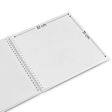 Hama Fine Art fotoalbum og arkbeskyttelse Hvid 300 ark 10 x 15 cm Spiral indbinding