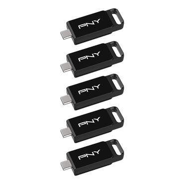 PNY Elite USB-nøgle 64 GB USB Type-C 3.2 Gen 1 (3.1 Gen 1) Sort
