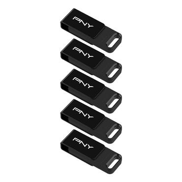 PNY Elite USB-nøgle 64 GB USB Type-C 3.2 Gen 1 (3.1 Gen 1) Sort