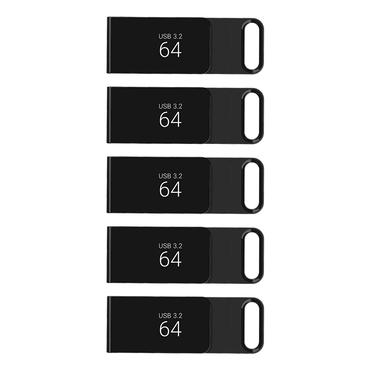 PNY Elite USB-nøgle 64 GB USB Type-C 3.2 Gen 1 (3.1 Gen 1) Sort