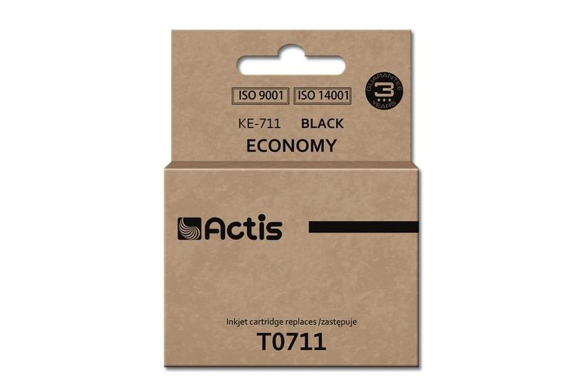 Actis KE-711 blæk (erstatning Epson T0711, T0891, T1001; Standard; 15 ml; sort)