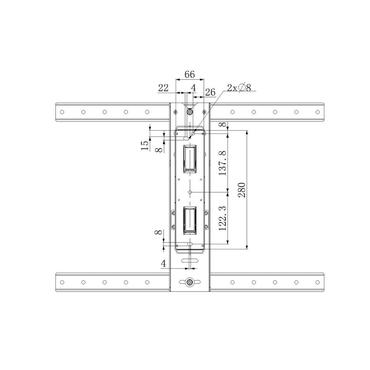 Multibrackets M VESA Flexarm Thin monteringssæt - for LCD display - hvid