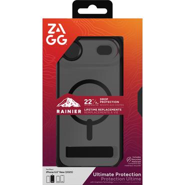 ZAGG Rainier Snap Kickstand mobiltelefon etui 16,5 cm (6.5") Cover Sort