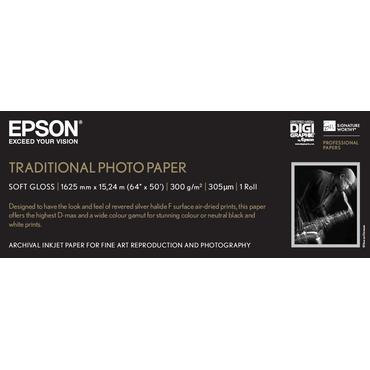 Epson Traditional Photo Paper - fotopapper - Rulle (162,6 cm x 15 m) - 300 g/m&sup2;