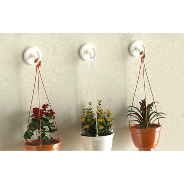 Fischer 545950 opbevaringskrog til hjemmet Indendørs Universal krog Hvid 1 stk