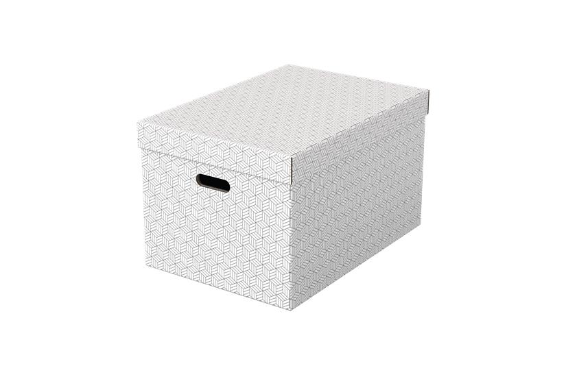 Esselte - presentkartong - stor - 51 cm x 35.5 cm x 30.5 cm - vit - paket med 3