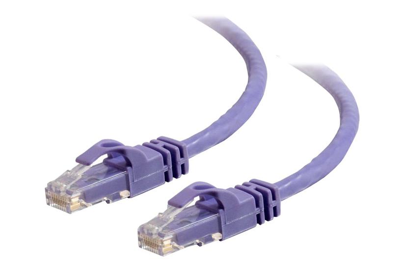 C2G Cat6 Booted Unshielded (UTP) Network Patch Cable - patchkabel - 1 m - lilla