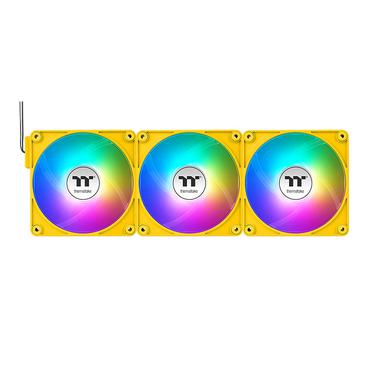 Thermaltake CT120 EX ARGB Sync PC Cooling Fan Bumblebee 3 Pack