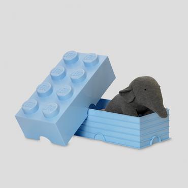 LEGO Storage Brick 8 - opbevaringsboks - lys royal blå