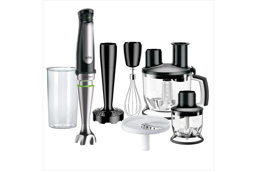 Braun MQ 7087X 1.2 L Immersion blender 1000 W Black, Stainless steel