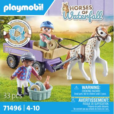 Playmobil Horses of Waterfall 71496 Pow&oacute;z kucyk&oacute;w
