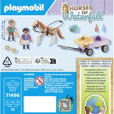 Playmobil Horses of Waterfall 71496 Pow&oacute;z kucyk&oacute;w
