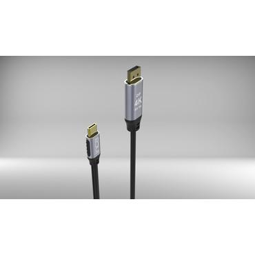 INCA USB Kabel ITCD-02TX Typ C > DisplayPort, 4K60Hz, 2m retail (ITCD-02TX)