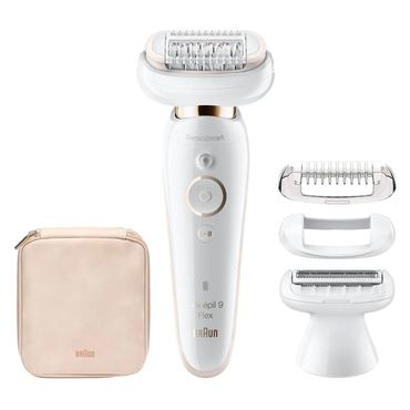 Braun Silk-&eacute;pil 9 81688635 h&aring;rfjerner 40 pincetter Hvid, Guld