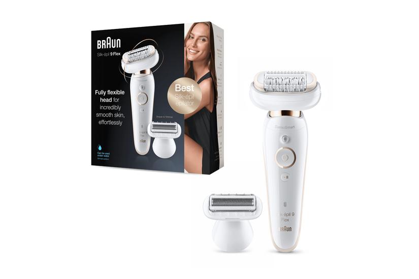 Braun Silk-&eacute;pil 9 81688635 h&aring;rfjerner 40 pincetter Hvid, Guld