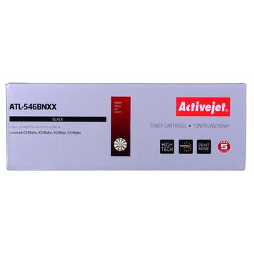 Activejet ATL-546BNXX Tonerpatron til Lexmark-printere; Erstatning Lexmark C546U1KG; Supreme; 8000 sider; sort