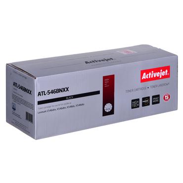 Activejet ATL-546BNXX Tonerpatron til Lexmark-printere; Erstatning Lexmark C546U1KG; Supreme; 8000 sider; sort