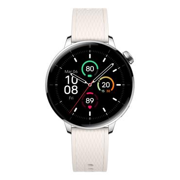 OnePlus Watch 3 43mm 3,35 cm (1.32") AMOLED Digital 466 x 466 pixel Berøringsskærm Sølv, Titanium Wi-Fi GPS (satellit)