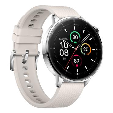 OnePlus Watch 3 43mm 3,35 cm (1.32") AMOLED Digital 466 x 466 pixel Berøringsskærm Sølv, Titanium Wi-Fi GPS (satellit)