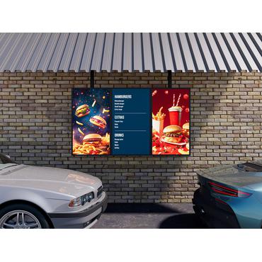 Multibrackets M Pro Series OH55 F/B/A-S/DX h&ouml;lje - f&ouml;r platt panel - svart