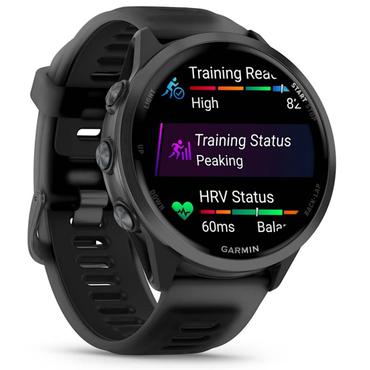 Garmin Forerunner 570 3,56 cm (1.4") AMOLED 47 mm Digital 454 x 454 pixel Berøringsskærm Sort Wi-Fi GPS (satellit)