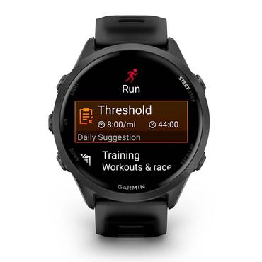 Garmin Forerunner 570 3,56 cm (1.4") AMOLED 47 mm Digital 454 x 454 pixel Berøringsskærm Sort Wi-Fi GPS (satellit)