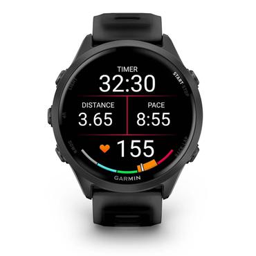 Garmin Forerunner 570 3,56 cm (1.4") AMOLED 47 mm Digital 454 x 454 pixel Berøringsskærm Sort Wi-Fi GPS (satellit)