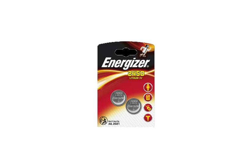 Energizer batteri - 2 x CR2450 - Li