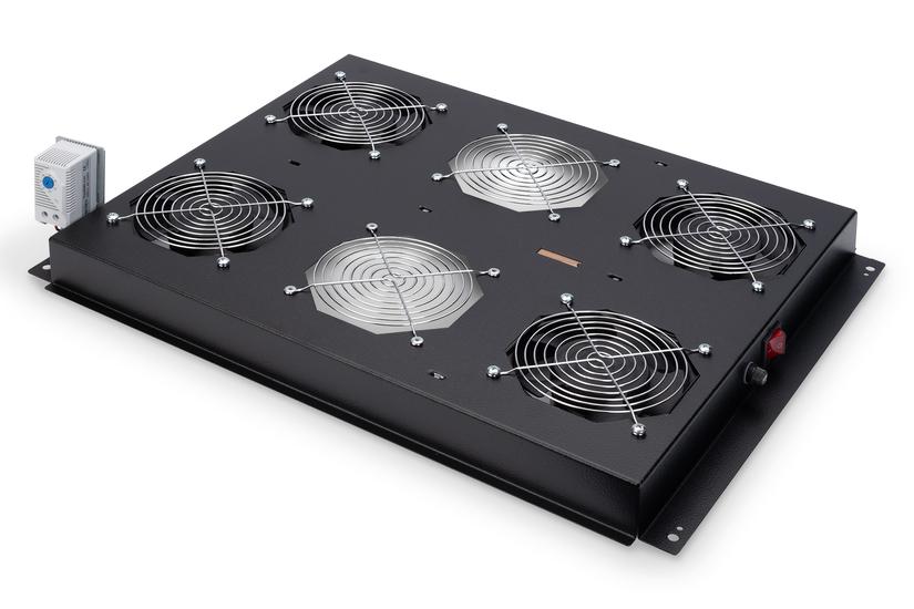 DIGITUS Professional DN-19 FAN-4-SRV-B - racktak med 2 fl&auml;ktar