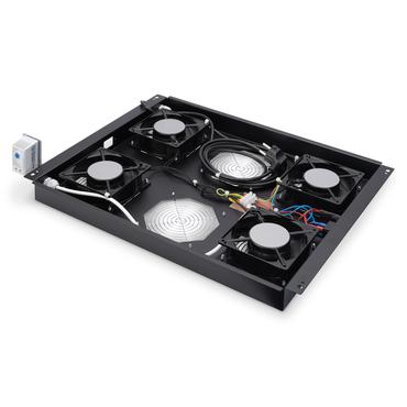 DIGITUS Professional DN-19 FAN-4-SRV-B - racktak med 2 fl&auml;ktar