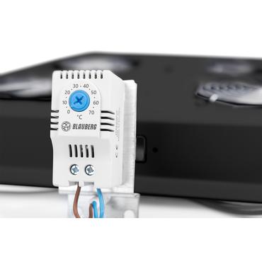 DIGITUS Professional DN-19 FAN-4-SRV-B - racktak med 2 fl&auml;ktar