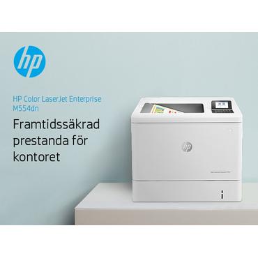 HP Color LaserJet Enterprise LaserJet Enterprise M554dn Farve Printer, Kun ethernet; Dupleks