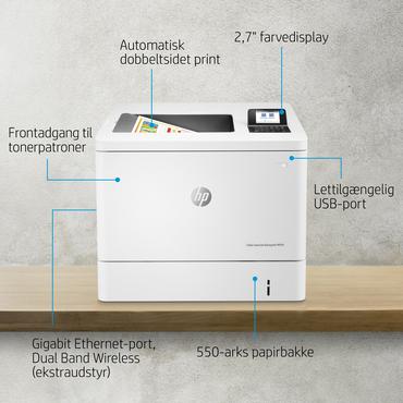 HP Color LaserJet Enterprise LaserJet Enterprise M554dn Farve Printer, Kun ethernet; Dupleks